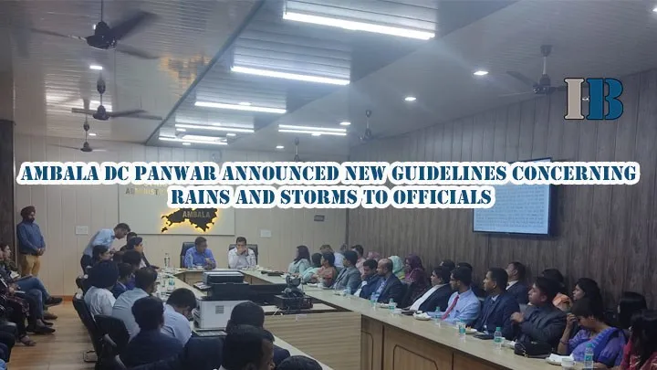 Ambala DC Panwar announced new guidelines concerning