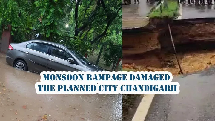 Monsoon rampage damaged Chandigarh