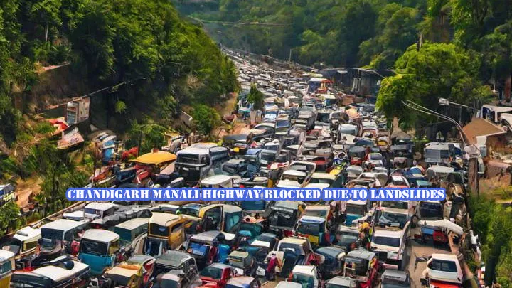 Chandigarh to Manali highway blocked