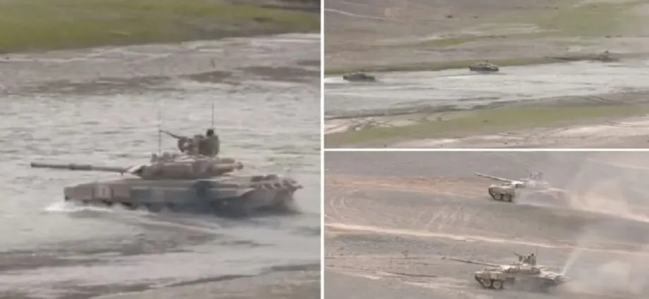Soldiers Tank Meets Accident
